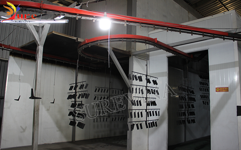 4 lưy ý trong dây chuyền phun sơn tĩnh điện