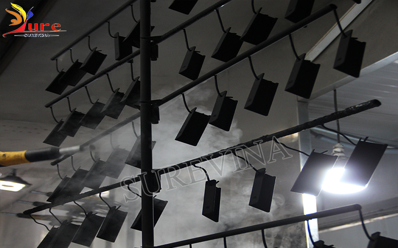 4 lưy ý trong dây chuyền phun sơn tĩnh điện