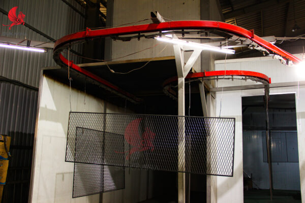 Xích tải dây chuyền sơn tĩnh điện