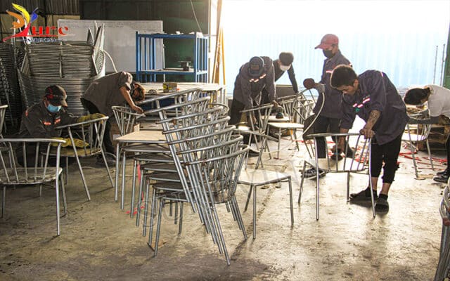 Dây chuyền phun sơn tĩnh điện