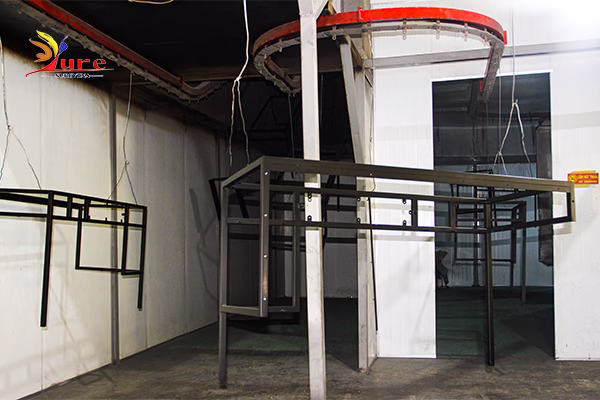 Hệ Thống Treo Dây Chuyền Sơn – Cấu Tạo Và Nguyên Lý Vận Hành 