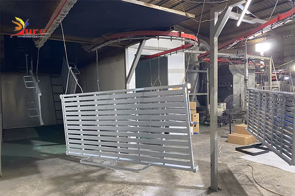 sơn tĩnh điện khung giường sắt nâng tầm không gian sống của bạn