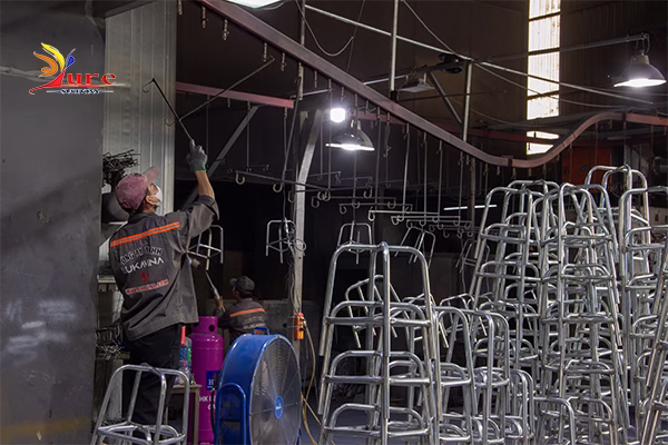 Sơn tĩnh điện đồ nội thất – giải pháp bền đẹp, chống gỉ hiệu quả