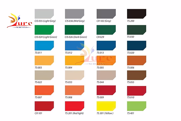 Bảng màu sơn tĩnh điện đầy đủ SUREVINA cập nhật 2025