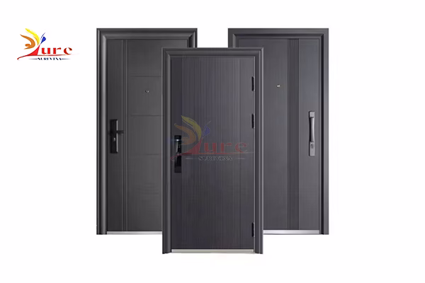 Cửa sắt sơn tĩnh điện ngoài trời 