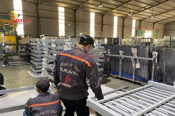 sơn tĩnh điện giường sắt , bền đẹp chống rỉ sét