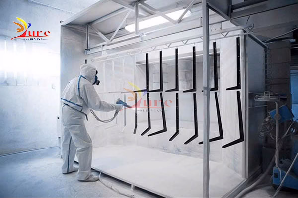 Sơn tĩnh điện kệ sắt – Giải pháp bền đẹp cho văn phòng và nhà ở hiện đại