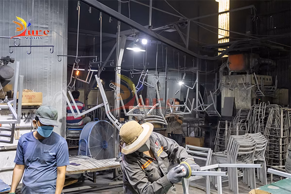 Gia công sơn tĩnh điện số lượng lớn 