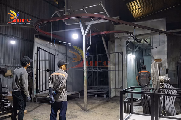 Gia công sơn tĩnh điện số lượng lớn 